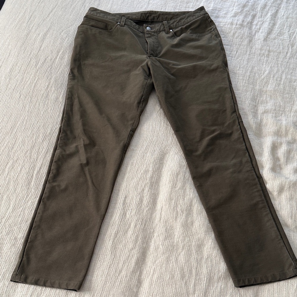 Lululemon Utilitech ABC Pant Dark Olive Classic Fit Pants 34x32